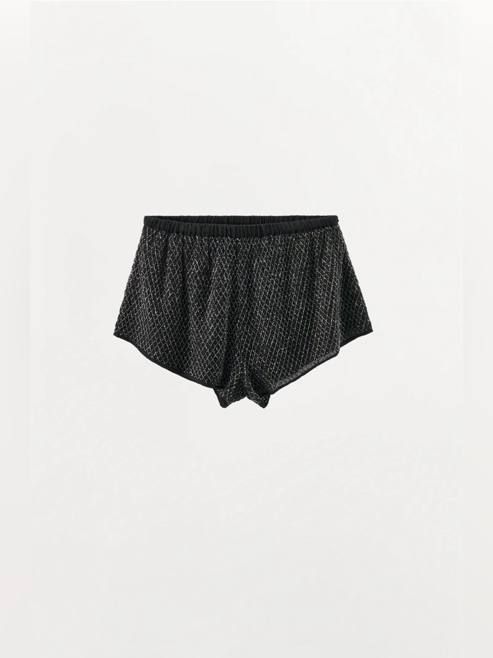 Zara - Black Beaded Shorts